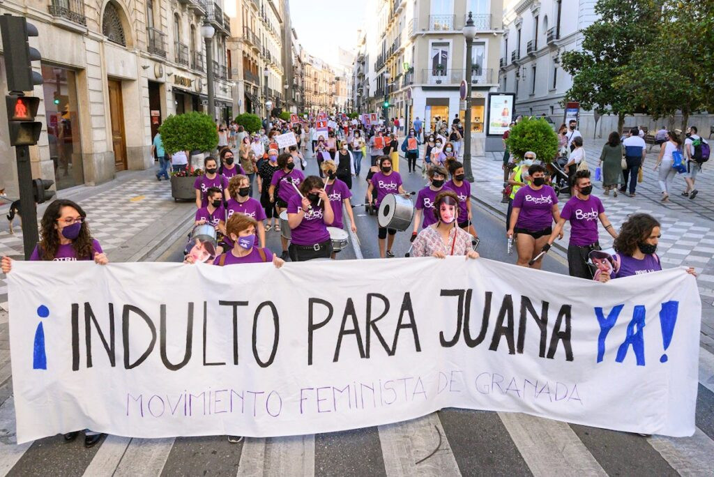 Manifestacion para pedir indulto Juana Rivas