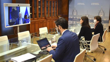 211126 Reunión con el comisario de Justicia de la Comisión Europea